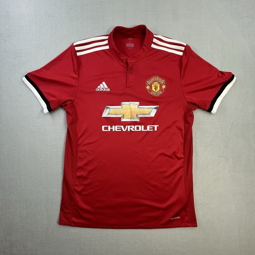 Adidas Adizero Climacool Adult Medium Manchester United Chevrolet Jersey Red